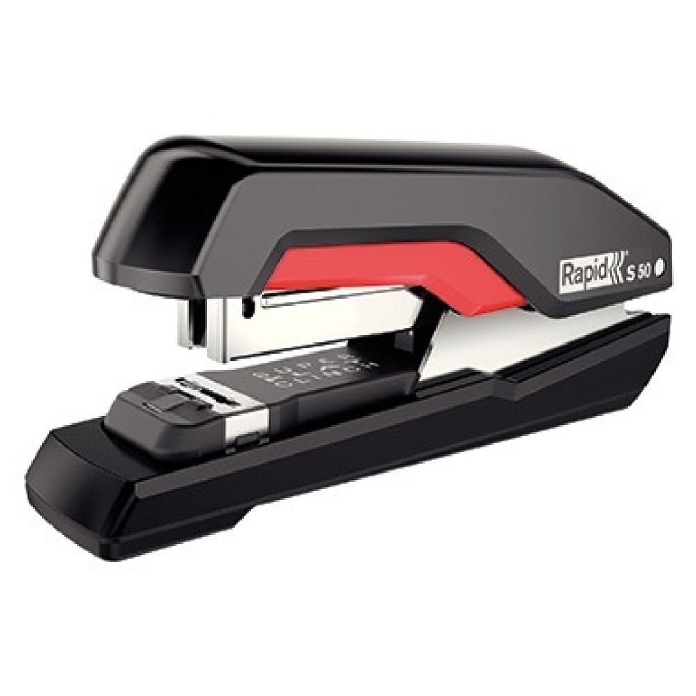 Produktabbildung: Rapid Heftgerät Supreme S50 5000544 50Blatt schwarz/rot