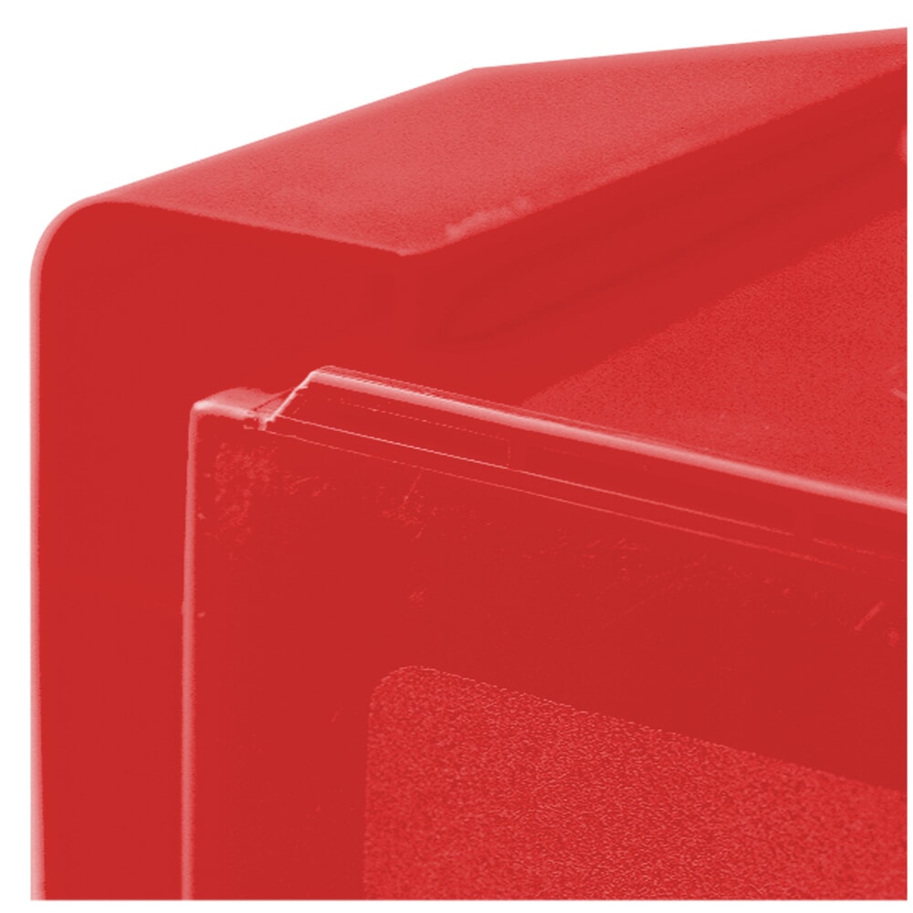 N° de l'image du produit 4 : Bac à bec Kappes RasterPlan®, haut. x larg. x prof. 75 x 105 x 160 mm, rouge