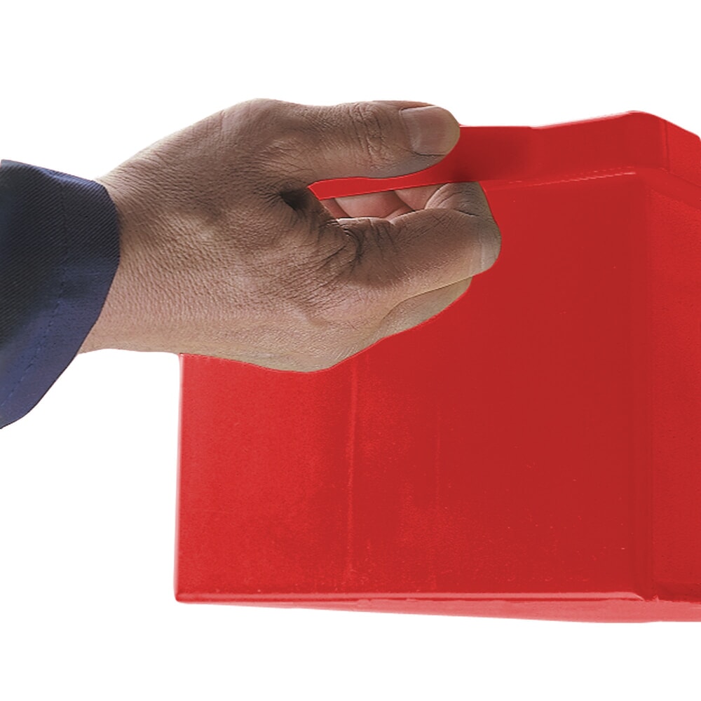 N° de l'image du produit 5 : Bac à bec Kappes RasterPlan®, haut. x larg. x prof. 150 x 200 x 350 mm, rouge