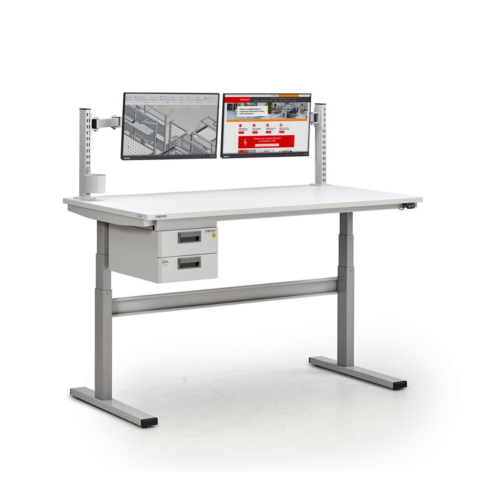 Productafbeelding nr. 6: Rasterprofielen voor TRESTON TED werktafel, met flens, hoogte 400 mm, 2 stuks/VE