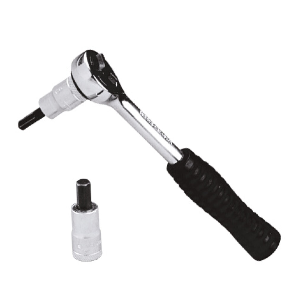 Produktabbildung: Ratsche für Kee Klamp® Rohrverbindersystem, inkl. 2 Einsätzen