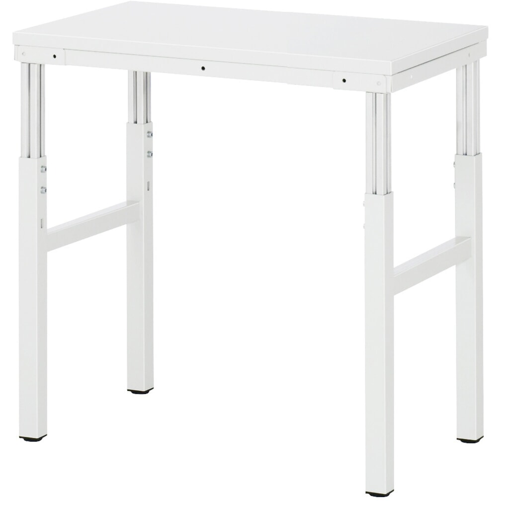 RAU Arbeitstisch Serie E, HxBxT 650-1.000 x 700 x 500 mm, Arbeitsplatte Melamin-Belag Produktabbildung: RAU Arbeitstisch Serie E, HxBxT 650-1.000 x 700 x 500 mm, Arbeitsplatte Melamin-Belag
