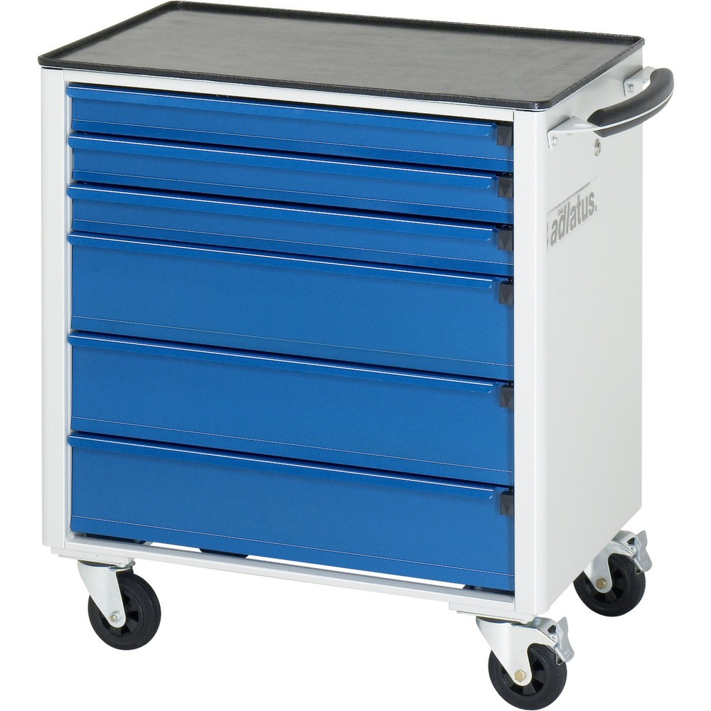 N° de l'image du produit 2 : RAU Chariot pour outils série adlatus 700, HxLxP 790 x 700 x 510 mm, 6 tiroirs 3 x 65, 3 x 130 mm, Plan de travail en métal