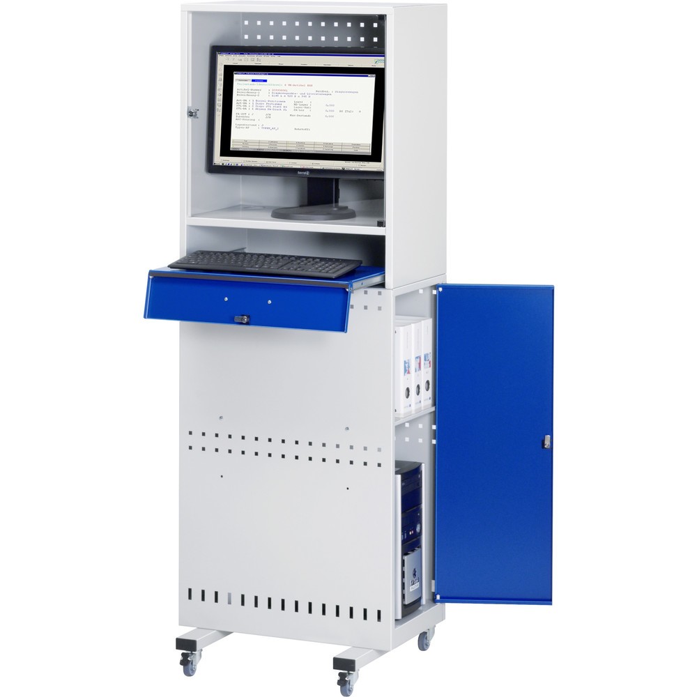 Produktabbildung Nr. 1: RAU Computer-Ständer mit Monitorgehäuse, mobil