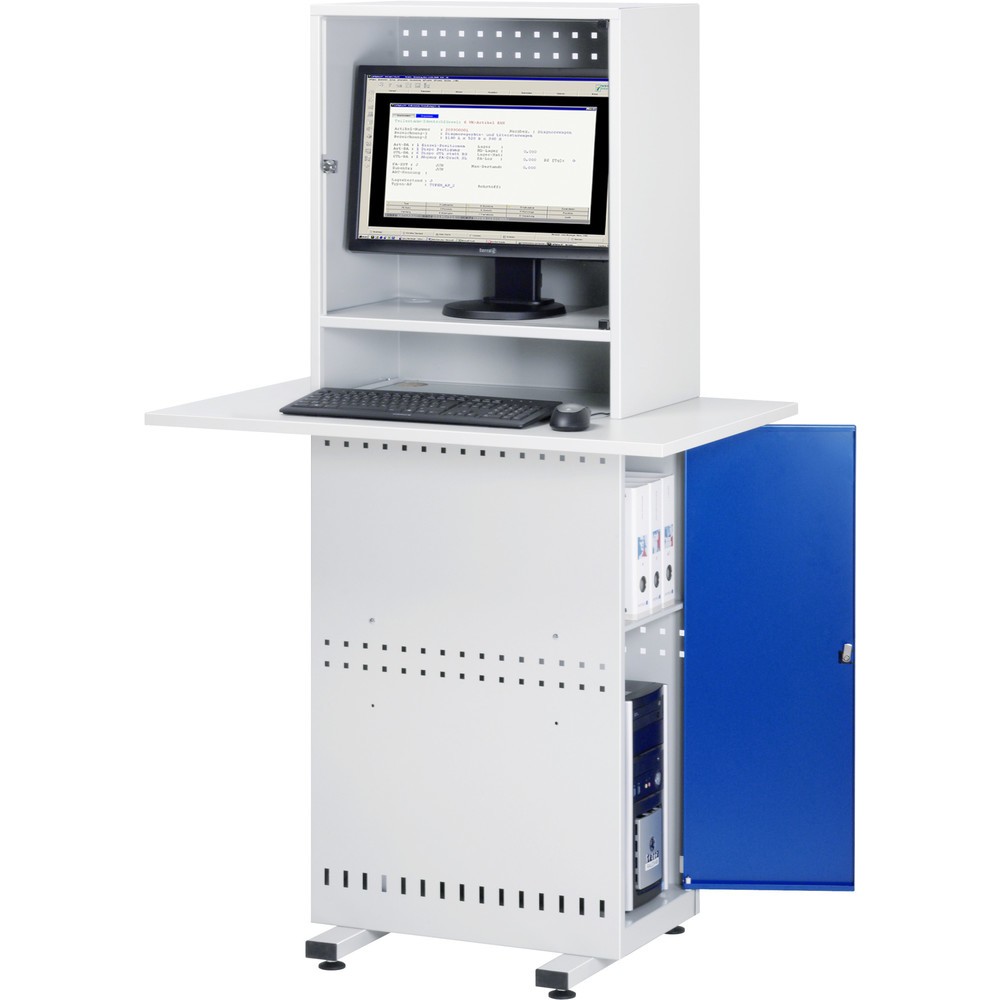 Produktabbildung Nr. 2: RAU Computer-Ständer mit Monitorgehäuse, stationär