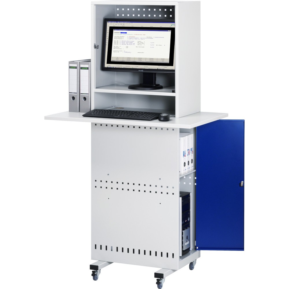 Produktabbildung Nr. 1: RAU Computer-Ständer mit Monitorgehäuse, mobil