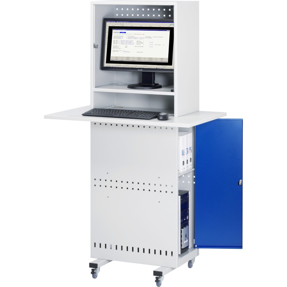 Produktabbildung Nr. 2: RAU Computer-Ständer mit Monitorgehäuse, mobil