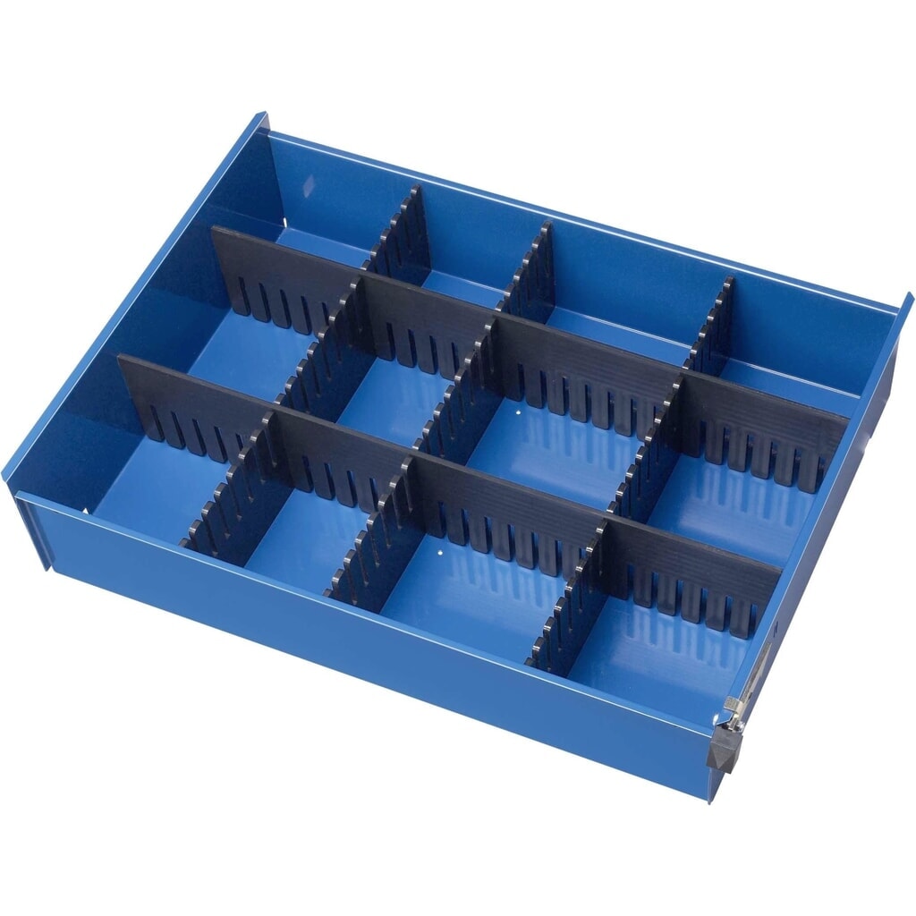 RAU Einteilungsset für Schublade 570 x 450, für Fronthöhe 40/65mm Produktabbildung: RAU Einteilungsset für Schublade 570 x 450, für Fronthöhe 40/65mm