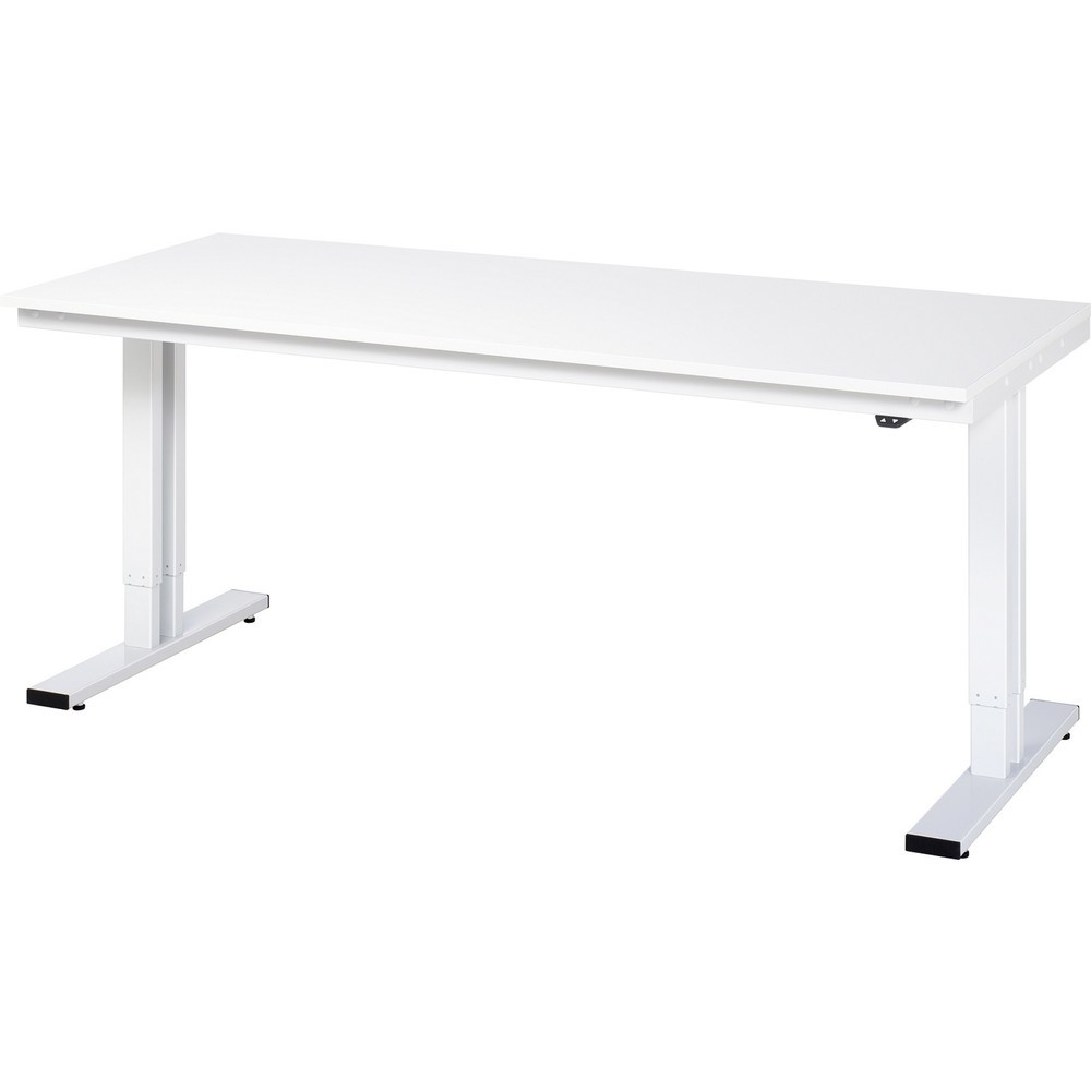 Product afbeelding: RAU elektrisch in hoogte verstelbare werktafel serie adlatus 300, h x b x d 720-1.120 x 2.000 x 800 mm, werkblad met melamineharscoating