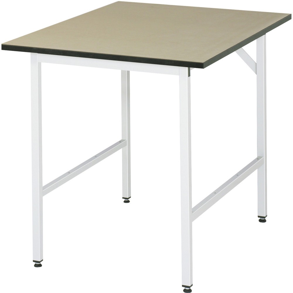 Illustration du produit: RAU Établi réglable en hauteur série JERRY, HxlxP 800-850 x 750 x 1 000 mm, Plan de travail en MDF
