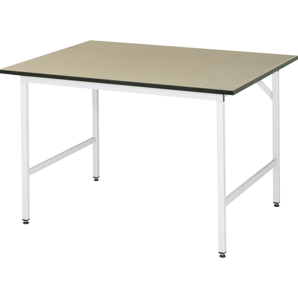 Illustration du produit: RAU Établi réglable en hauteur série JERRY, HxlxP 800-850 x 1 250 x 1 000 mm, Plan de travail en MDF