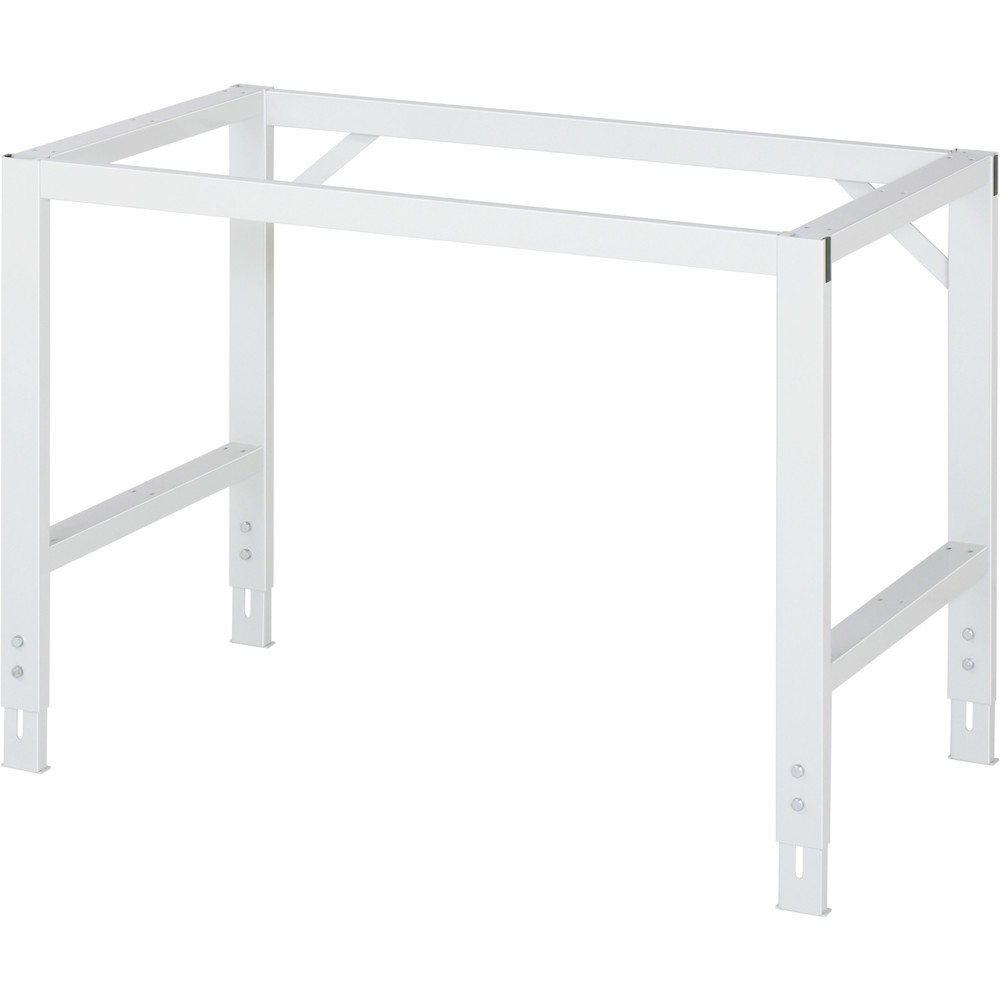 N° de l'image du produit 4 : RAU Établi réglable en hauteur série TOM, HxlxP 760-1 080 x 1 250 x 1 000 mm, 2 tiroirs, Plan de travail en hêtre massif