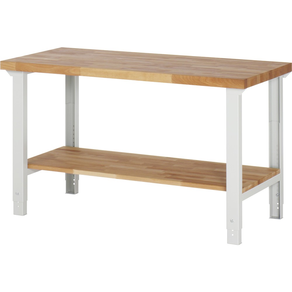 Illustration du produit: RAU Établi série 7000, HxlxP 790-1 140 x 1 500 x 700 mm, tablette inférieure