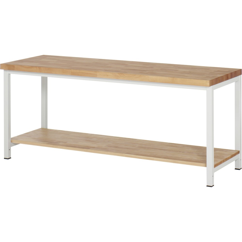 Illustration du produit: RAU Établi série 8000, HxlxP 840-1 040 x 2 000 x 700 mm, tablette inférieure