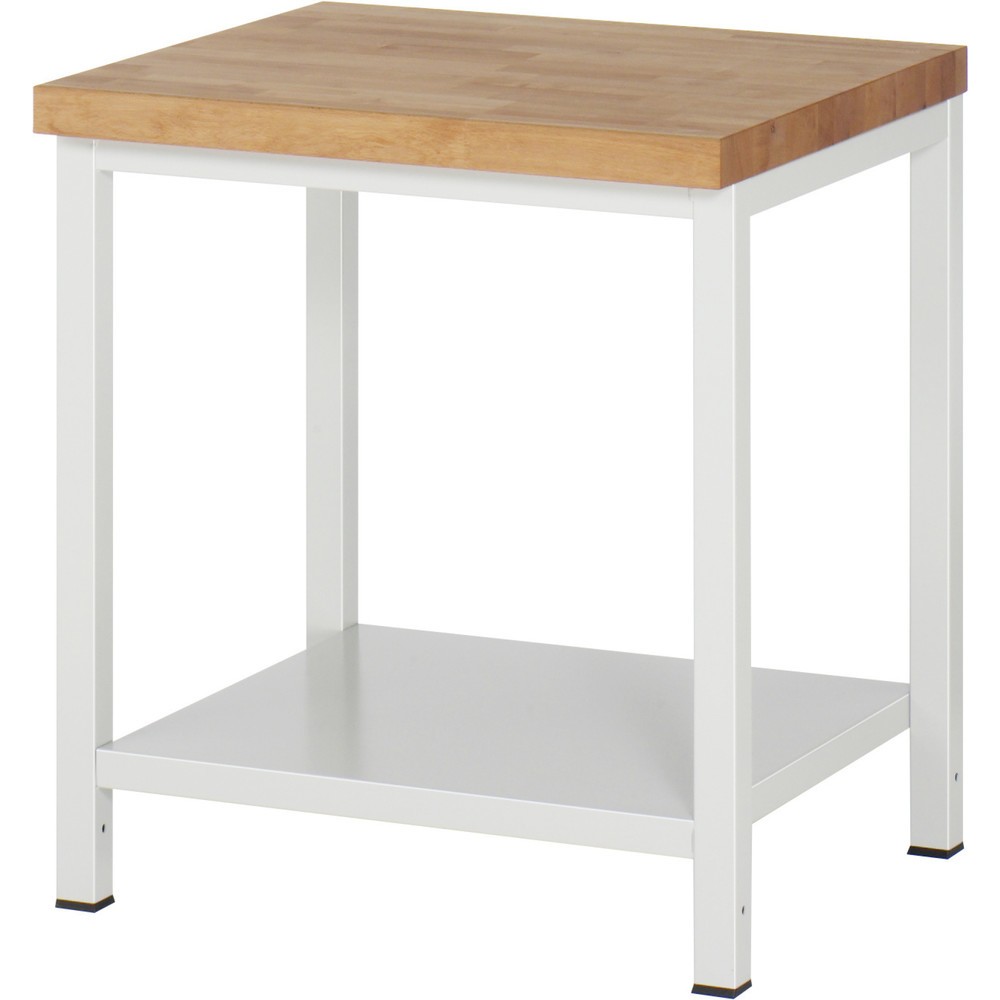 Illustration du produit: RAU Établi lourd série 8000, 1 tablette profondeur 650 mm, HxlxP 840-1 040 x 750 x 700 mm