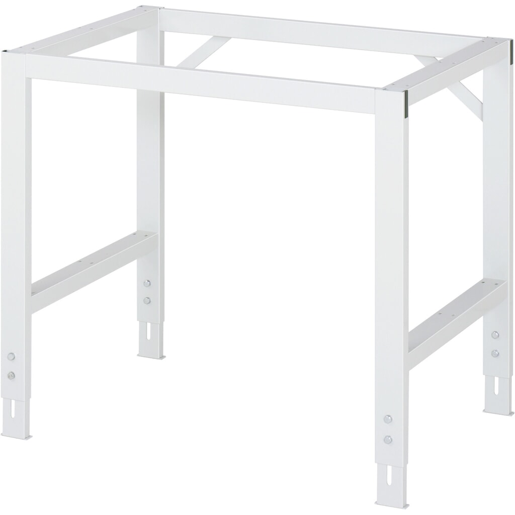 RAU höhenverstellbarer Werktisch Serie TOM, HxBxT 760-1.080 x 1.000 x 800 mm, Arbeitsplatte Linoleum-/Universal-Belag Produktabbildung Nr. 2: RAU höhenverstellbarer Werktisch Serie TOM, HxBxT 760-1.080 x 1.000 x 800 mm, Arbeitsplatte Linoleum-/Universal-Belag