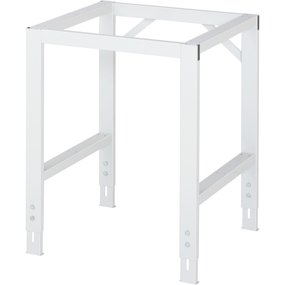 Produktabbildung Nr. 3: RAU höhenverstellbarer Werktisch Serie TOM, HxBxT 760-1.080 x 750 x 1.000 mm, Arbeitsplatte Edelstahlblech-Belag