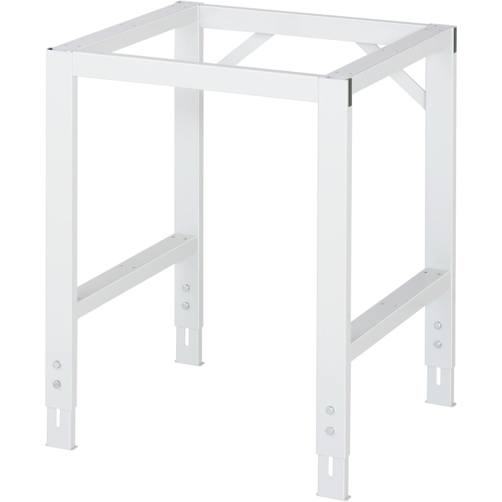 Produktabbildung Nr. 2: RAU höhenverstellbarer, mobiler Werktisch Serie TOM, Höhe 910-1.230 mm, BxT 750 x 800 mm, Arbeitplatte Melamin-Belag