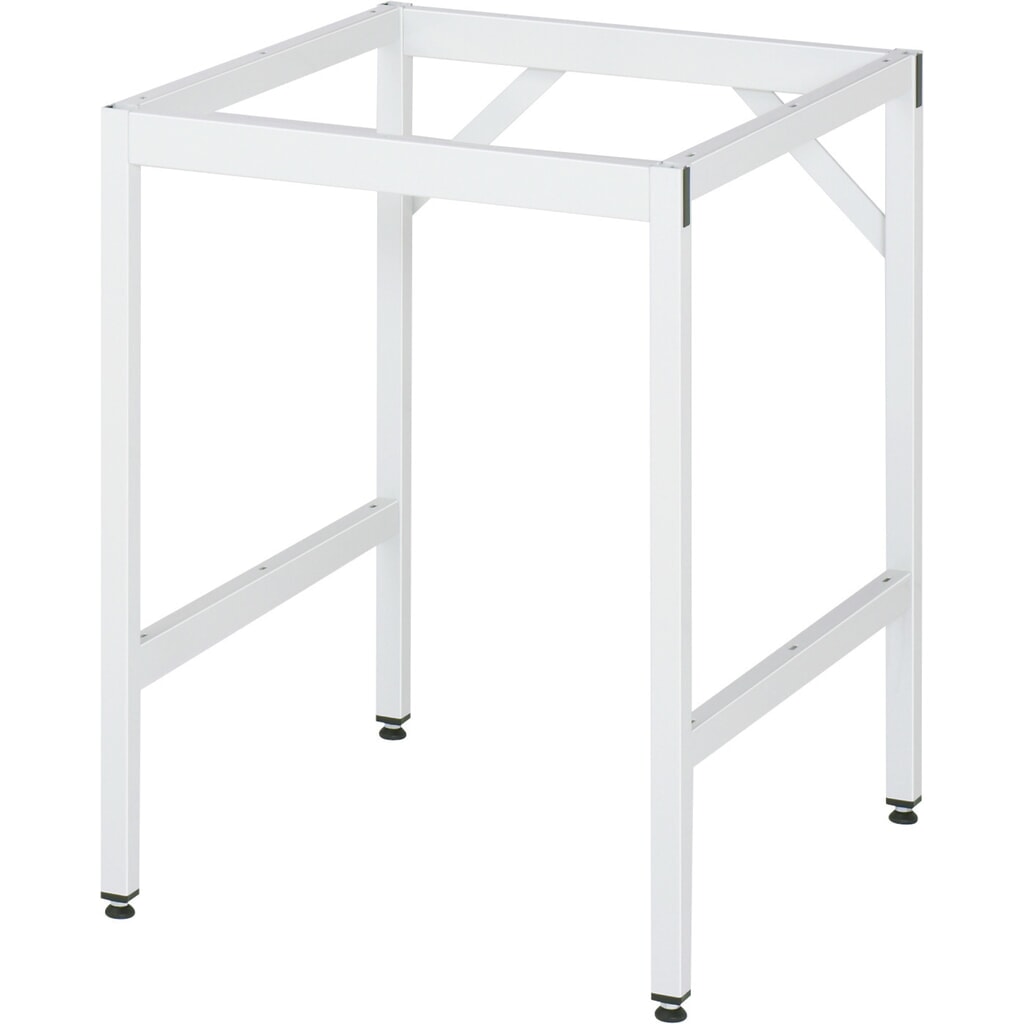 RAU höhenverstellbarer Werktisch Serie JERRY, HxBxT 800-850 x 750 x 800 mm, Arbeitsplatte Edelstahlblech-Belag Produktabbildung Nr. 3: RAU höhenverstellbarer Werktisch Serie JERRY, HxBxT 800-850 x 750 x 800 mm, Arbeitsplatte Edelstahlblech-Belag