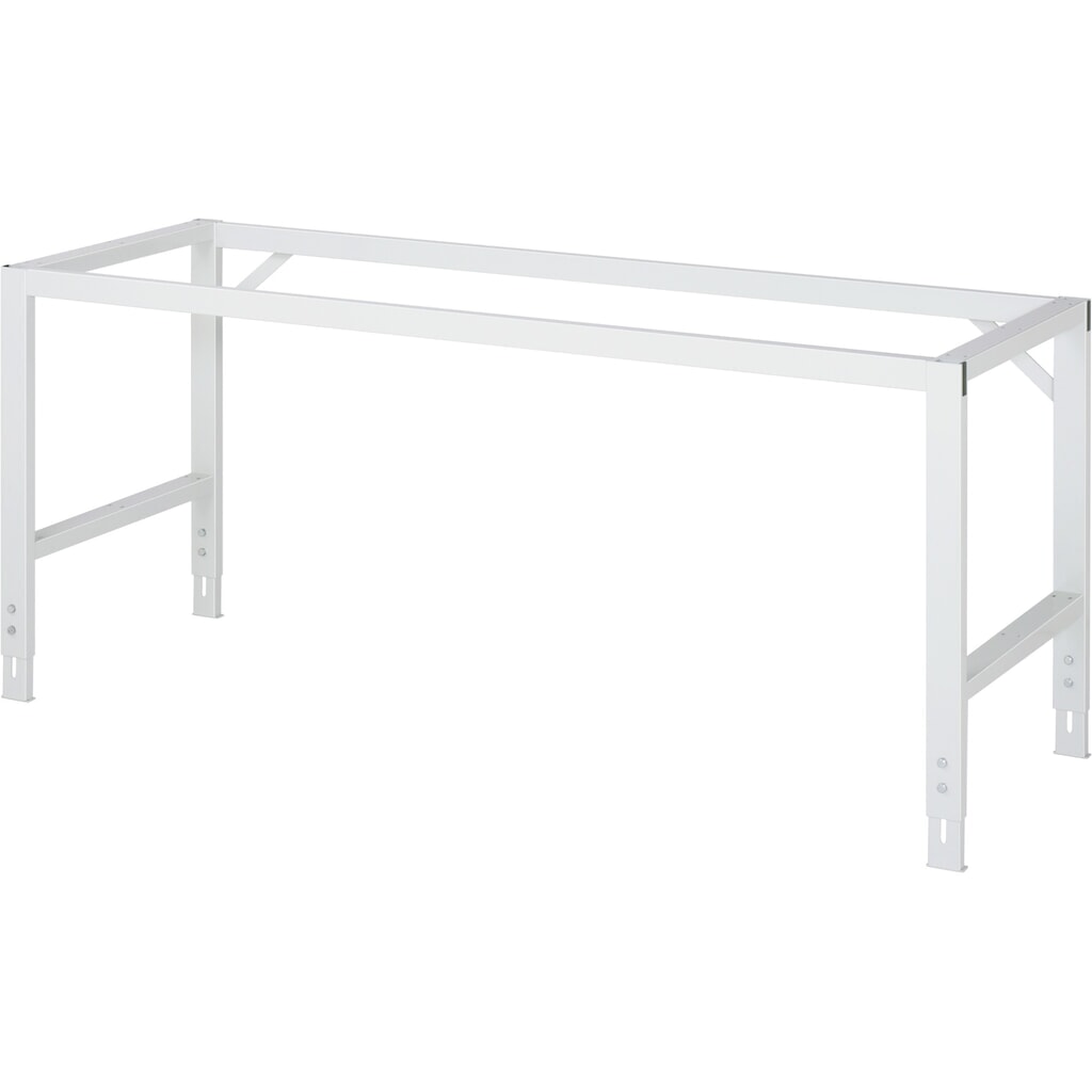 RAU höhenverstellbarer Werktisch Serie TOM, HxBxT 760-1.080 x 2.500 x 1.000 mm, 3 Schubladen, Arbeitsplatte Buche-Massiv Produktabbildung Nr. 4: RAU höhenverstellbarer Werktisch Serie TOM, HxBxT 760-1.080 x 2.500 x 1.000 mm, 3 Schubladen, Arbeitsplatte Buche-Massiv