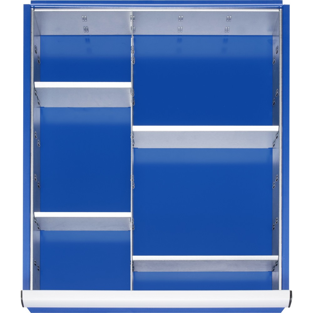 Product afbeelding: RAU indelingsset voor lade, h x b x d 47 x 490 x 560 mm, met 4-delige ladeverdelerset en 1 scheidingswand, maat L voor fronthoogte 60-90 mm