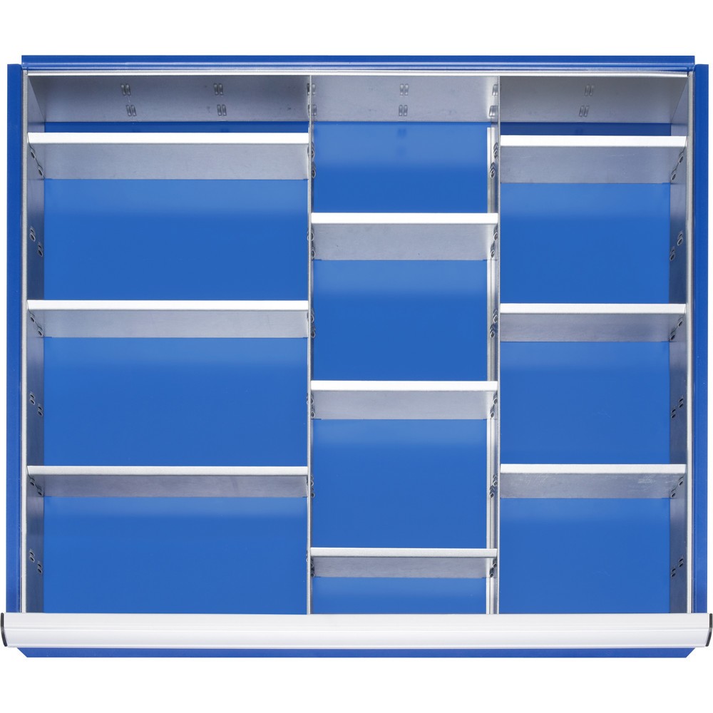 Product afbeelding: RAU indelingsset voor lade, h x b x d 47 x 680 x 560 mm, met 4-delige ladeverdelerset, maat XL voor fronthoogte 60-90 mm