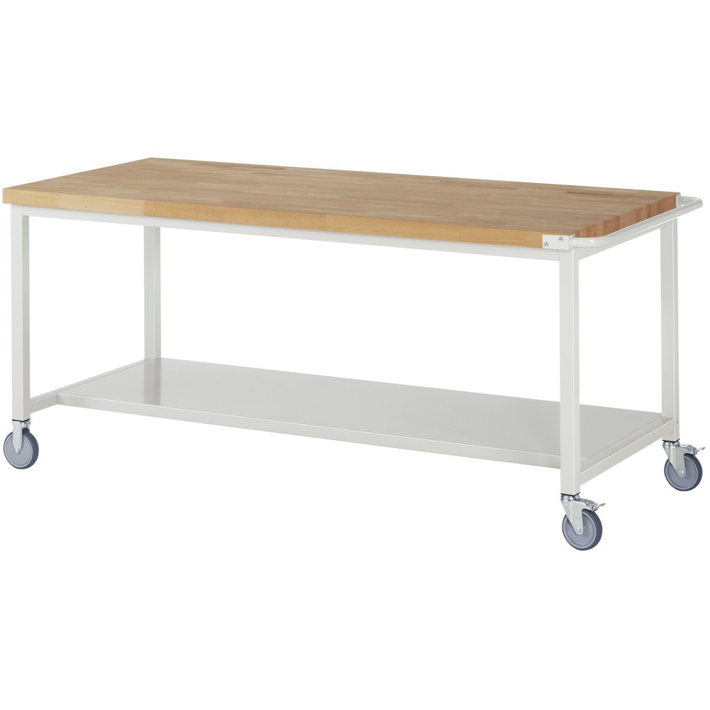 Produktabbildung Nr. 1: RAU mobile Werkbank Serie 8000, HxBxT 880 x 2.000 x 900 mm, Ablageboden unten