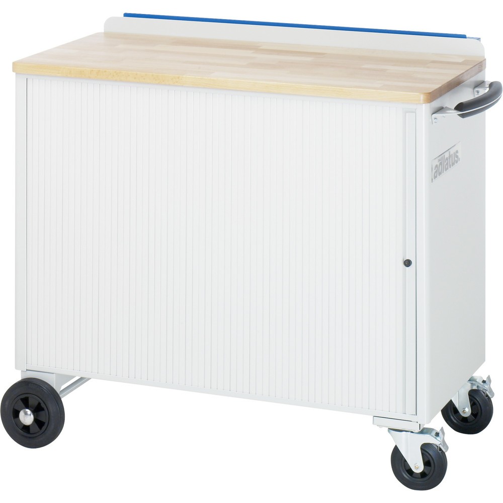 N° de l'image du produit 3 : RAU Panneau perforé escamotable pour chariot pour outils, plan de travail en hêtre