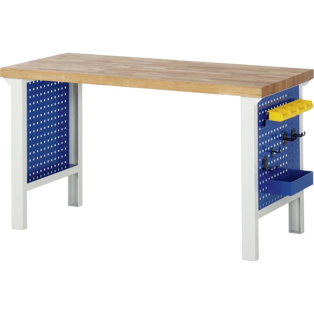 Produktabbildung Nr. 2: RAU Seiten-Lochwand für Werkbankfuß 7000, HxBxT 620 x 550 x 2 mm