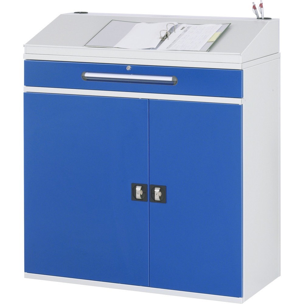 Produktabbildung Nr. 2: RAU Stehpult, HxBxT 1.110-1.220 x 1.100 x 520 mm, Schubladen 1 x 120 mm