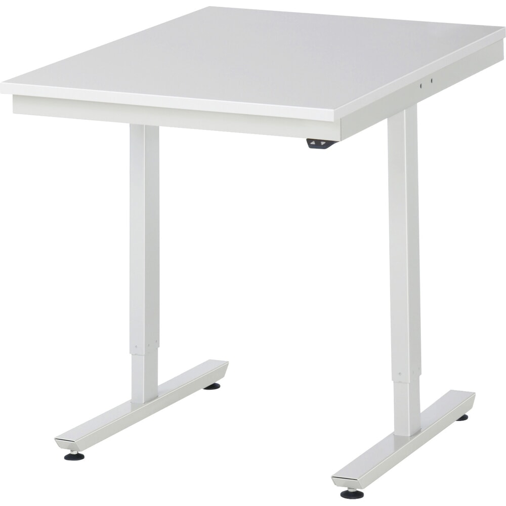 Illustration du produit: RAU Table de travail à réglage électrique de la hauteur Série adlatus 300, HxlxP 720-1 120 x 750 x 1 000 mm, plan de travail en revêtement mélamine EGB