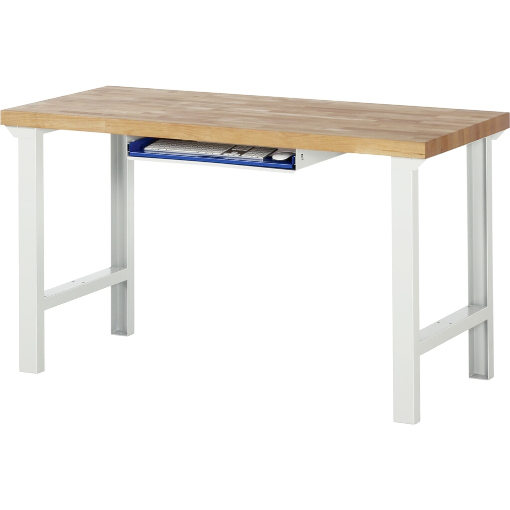 RAU Tastaturauszug für Werkbank Serie 7000/8000, HxBxT 85 x 640 x 485 mm Produktabbildung Nr. 4: RAU Tastaturauszug für Werkbank Serie 7000/8000, HxBxT 85 x 640 x 485 mm