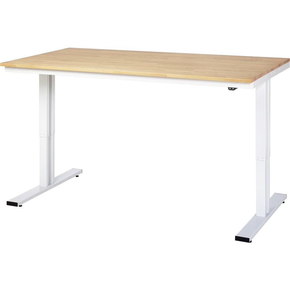 Immagine del prodotto n. 4: RAU Tavolo da lavoro regolabile in altezza elettricamente Serie adlatus 300, HxLxP 720-1.120 x 750 x 800 mm, piano di lavoro in MDF
