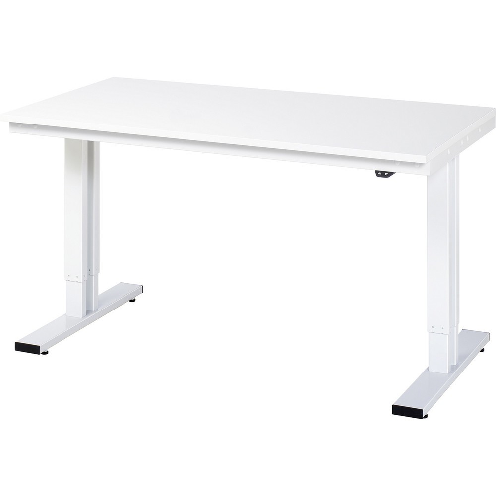 Immagine del prodotto: RAU Tavolo da lavoro regolabile in altezza elettricamente Serie adlatus 300, HxLxP 720-1.120 x 1.500 x 800 mm, piano di lavoro in EGB rivestito in resina melamminica