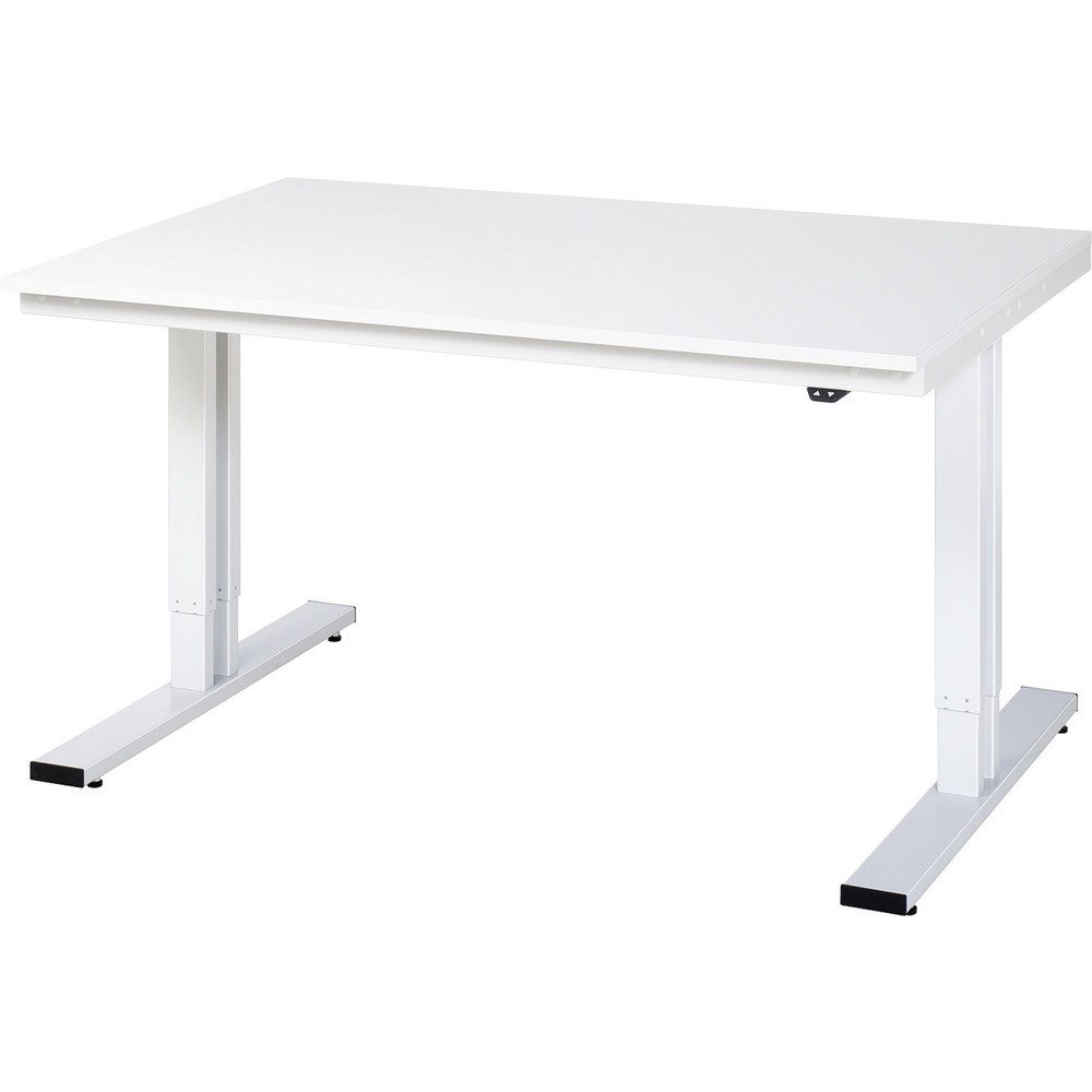 Immagine del prodotto: RAU Tavolo da lavoro regolabile in altezza elettricamente Serie adlatus 300, HxLxP 720 x 1.120 x 1.500 x 1.000 mm, piano di lavoro rivestito in resina melamminica