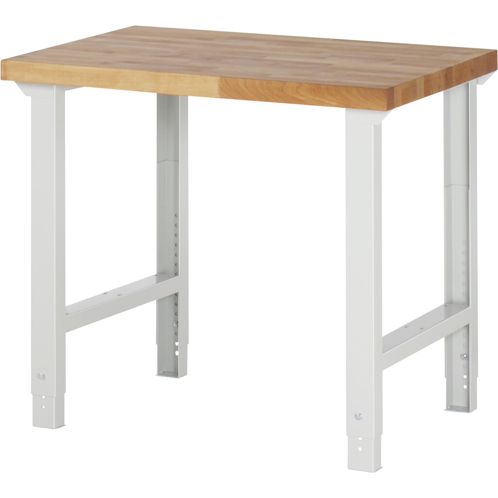 Produktabbildung: RAU Werkbank Serie 7000, HxBxT 790-1.140 x 1.000 x 700 mm
