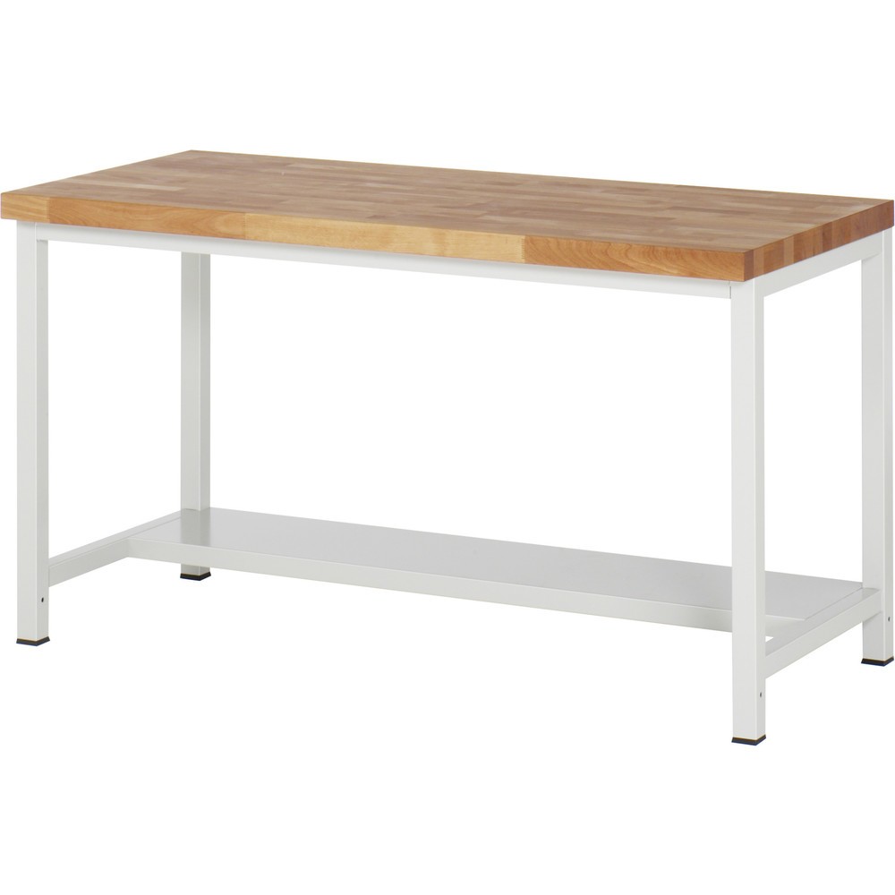Produktabbildung Nr. 1: RAU Schwere Werkbank Serie 8000, 1 Ablageboden Tiefe 320 mm, HxBxT 840-1.040 x 1.500 x 700 mm