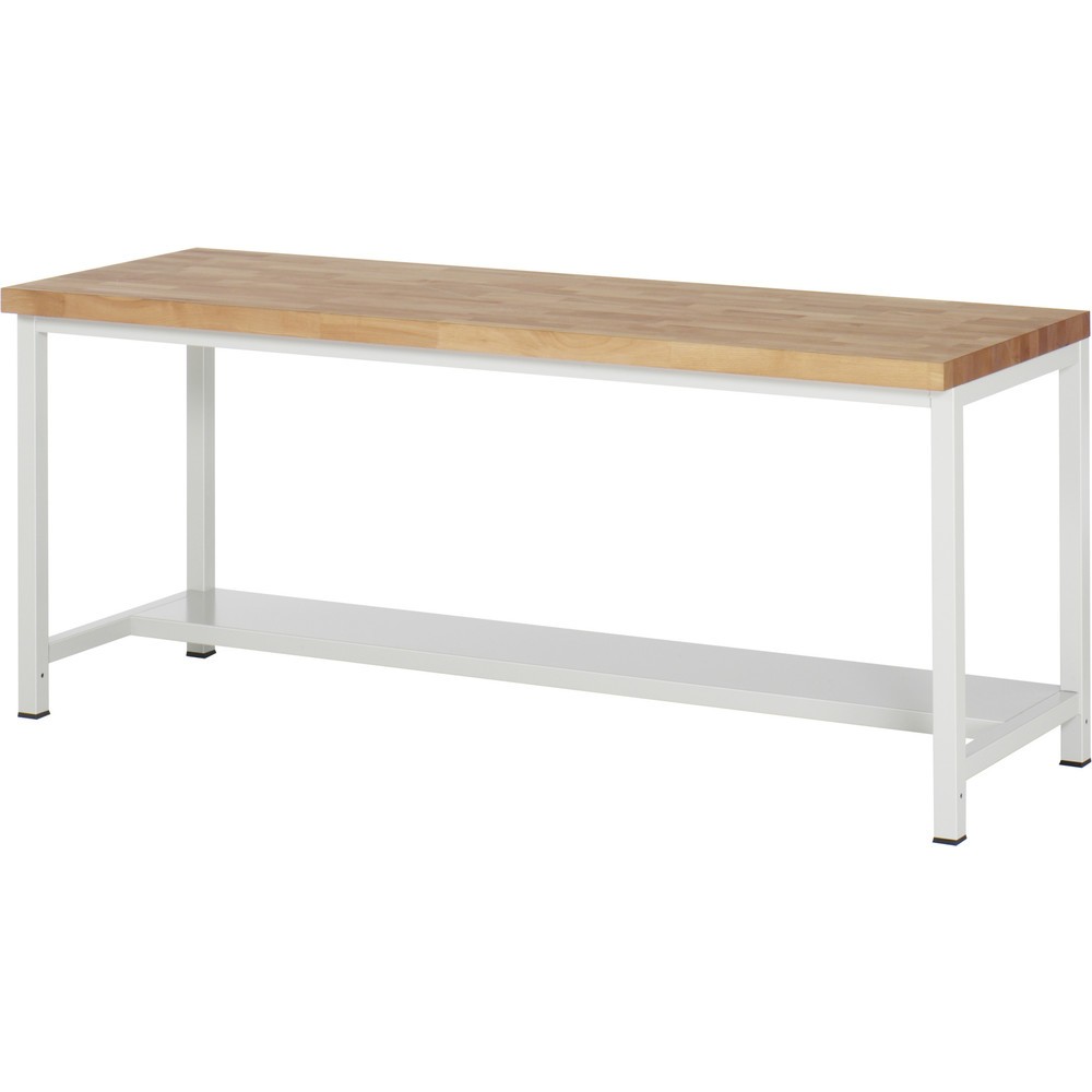 Produktabbildung Nr. 1: RAU Werkbank Serie 8000, 1 Ablageboden Tiefe 320 mm, HxBxT 840 x 2.000 x 900 mm