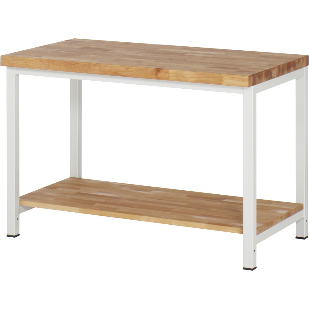 Produktabbildung Nr. 1: RAU Werkbank Serie 8000, HxBxT 840-1.040 x 1.250 x 700 mm, Ablageboden unten