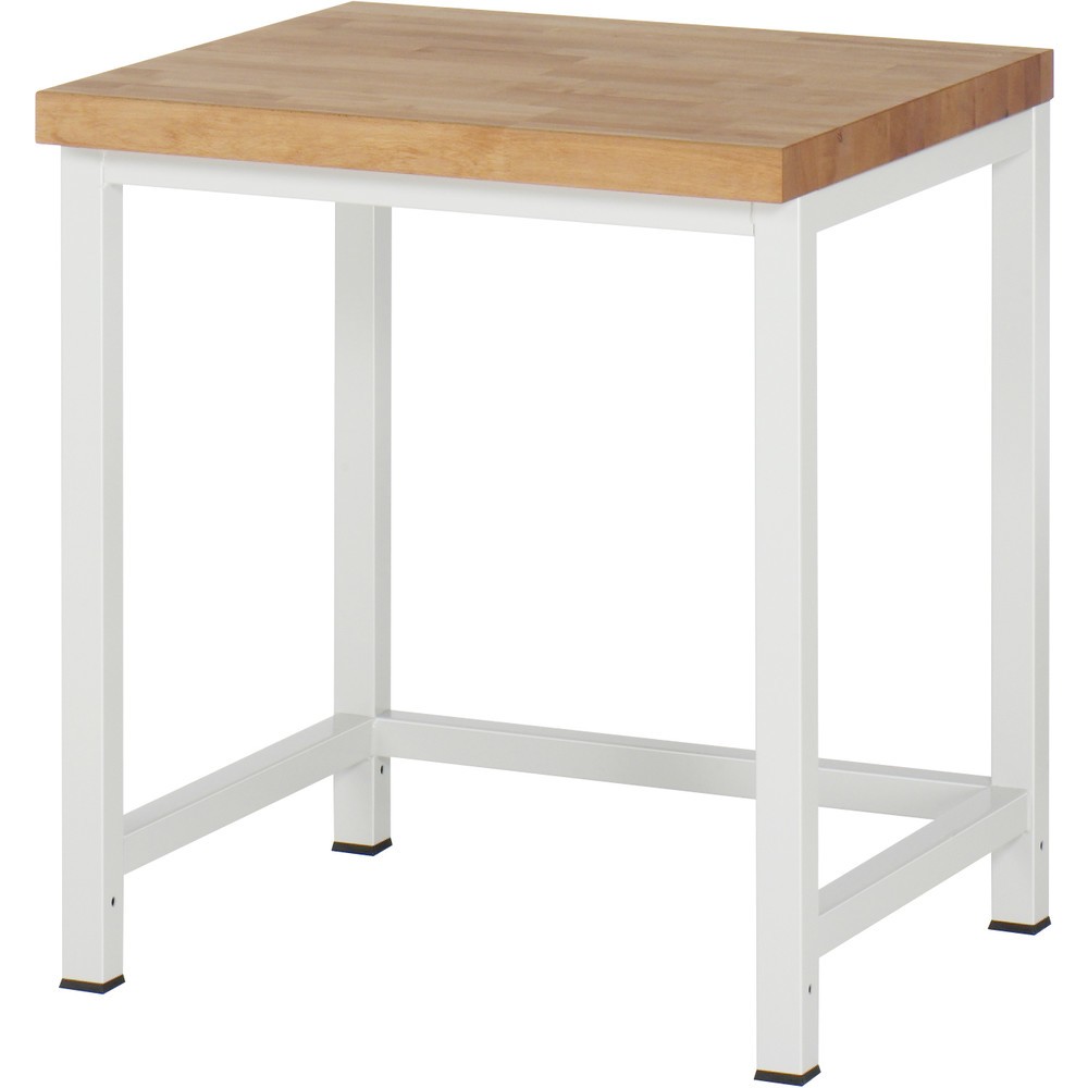 Produktabbildung: RAU Werkbank Serie 8000, Arbeitsplatte Buche massiv, Stärke 40 mm, HxBxT 840 x 750 x 700 mm