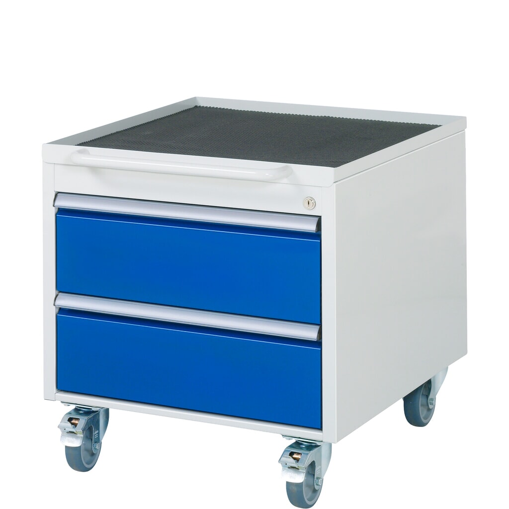 RAU Roll-Container Serie 7000, HxBxT 565 x 580 x 650 mm, mit 2 Schubladen Produktabbildung: RAU Roll-Container Serie 7000, HxBxT 565 x 580 x 650 mm, mit 2 Schubladen