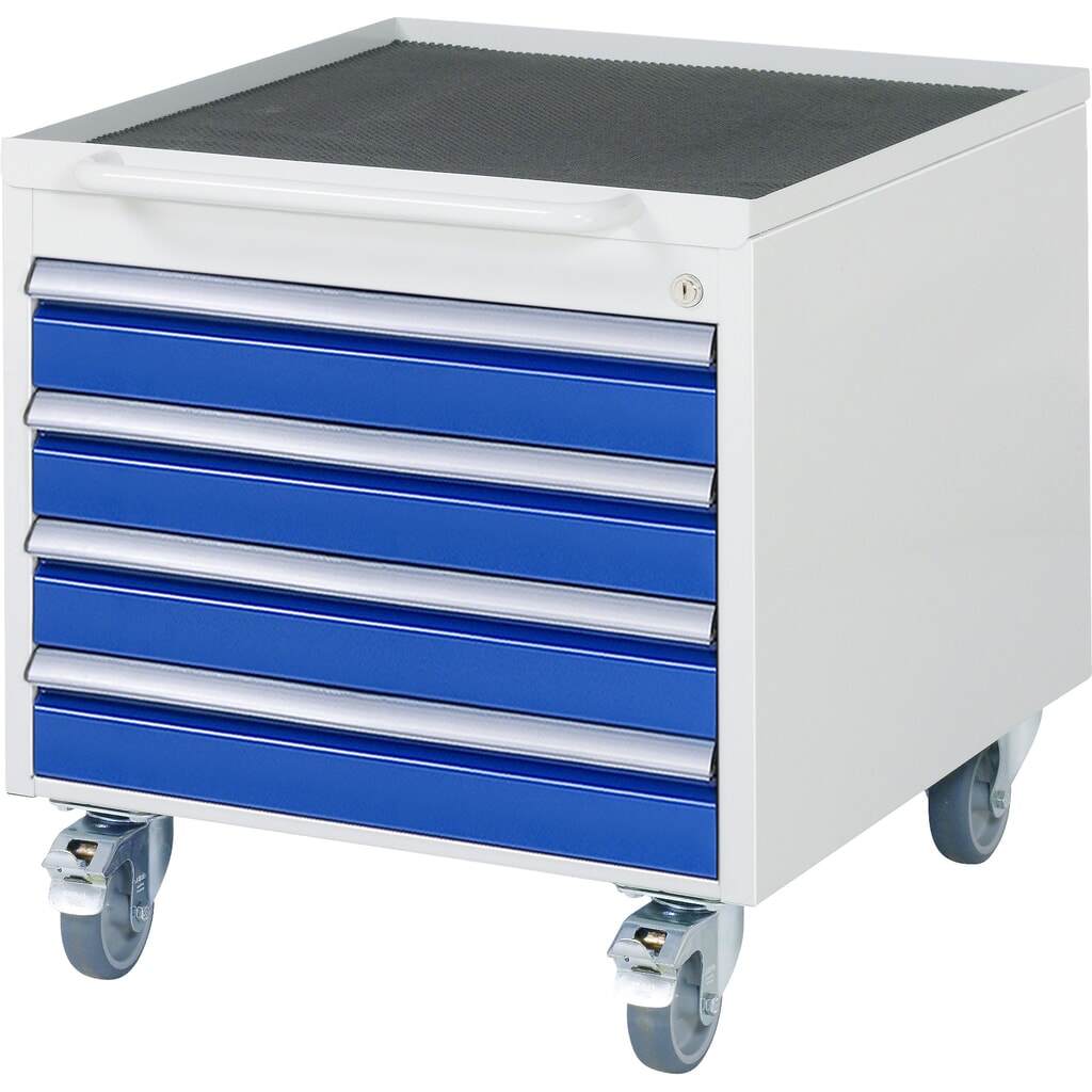 RAU Roll-Container Serie 7000, HxBxT 565 x 580 x 650 mm, mit 4 Schubladen Produktabbildung: RAU Roll-Container Serie 7000, HxBxT 565 x 580 x 650 mm, mit 4 Schubladen