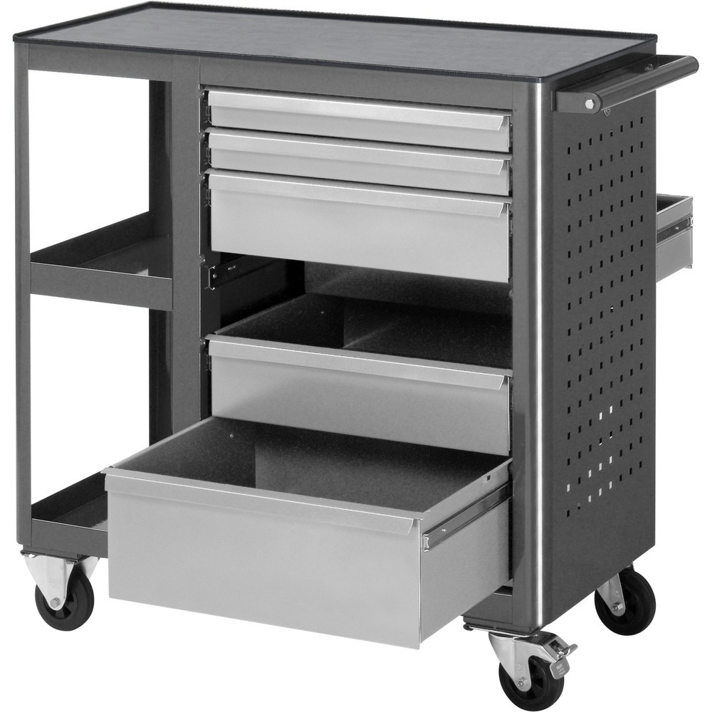 Produktabbildung Nr. 2: RAU Werkstattwagen, HxBxT 950 x 960 x 450 mm, 6 Schubladen, Arbeitsplatte ABS