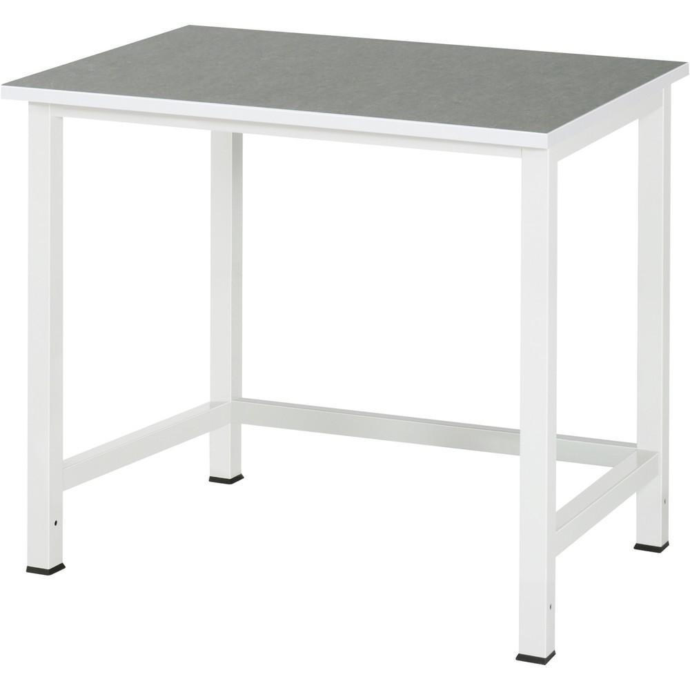 Produktabbildung: RAU Werktisch 900, HxBxT 825 x 1.000 x 800 mm, Arbeitplatte Universal-/Linoleum-Belag