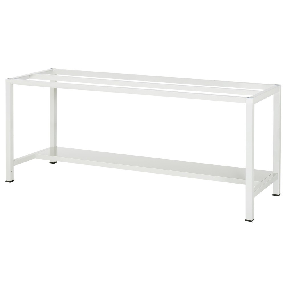 Produktabbildung Nr. 3: RAU Werktisch 900 mit Ablageboden Tiefe 320 mm, HxBxT 825 x 2.500 x 800 mm, Arbeitplatte Melamin-Belag