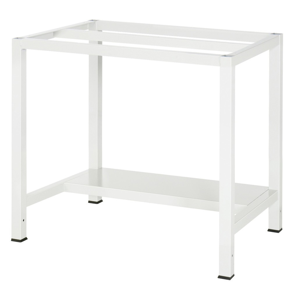 Produktabbildung Nr. 3: RAU Werktisch 900 mit Ablageboden Tiefe 320 mm, HxBxT 825 x 1.000 x 800 mm, Arbeitplatte Edelstahlblech-Belag