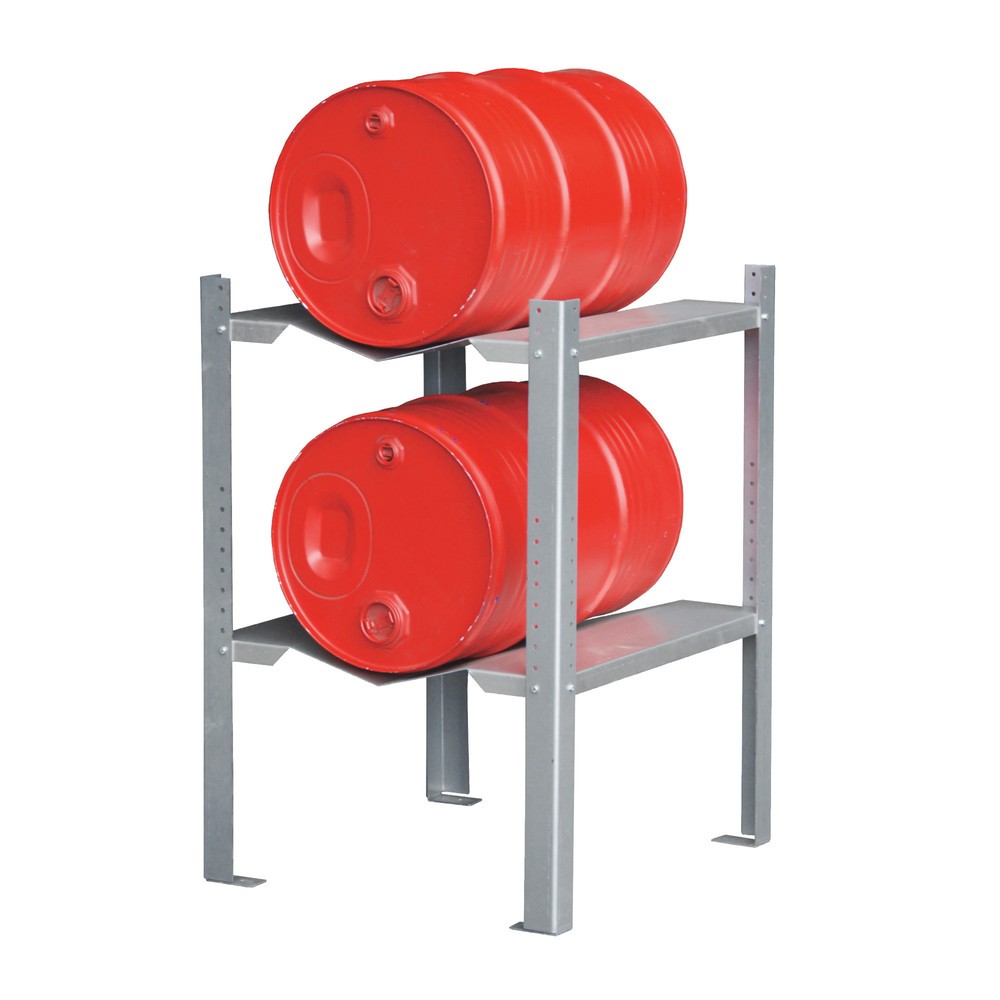 Illustration du produit: Rayonnage à conteneur pour bacs collecteurs, 2 supports pour fûts 60 l