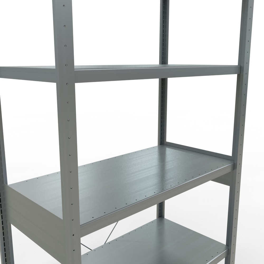 N° de l'image du produit 5 : SCHULTE Rayonnage à tablettes galvanisé, charge par tablette 330 kg, HxlxP 2 500 x 1 060 x 536 mm