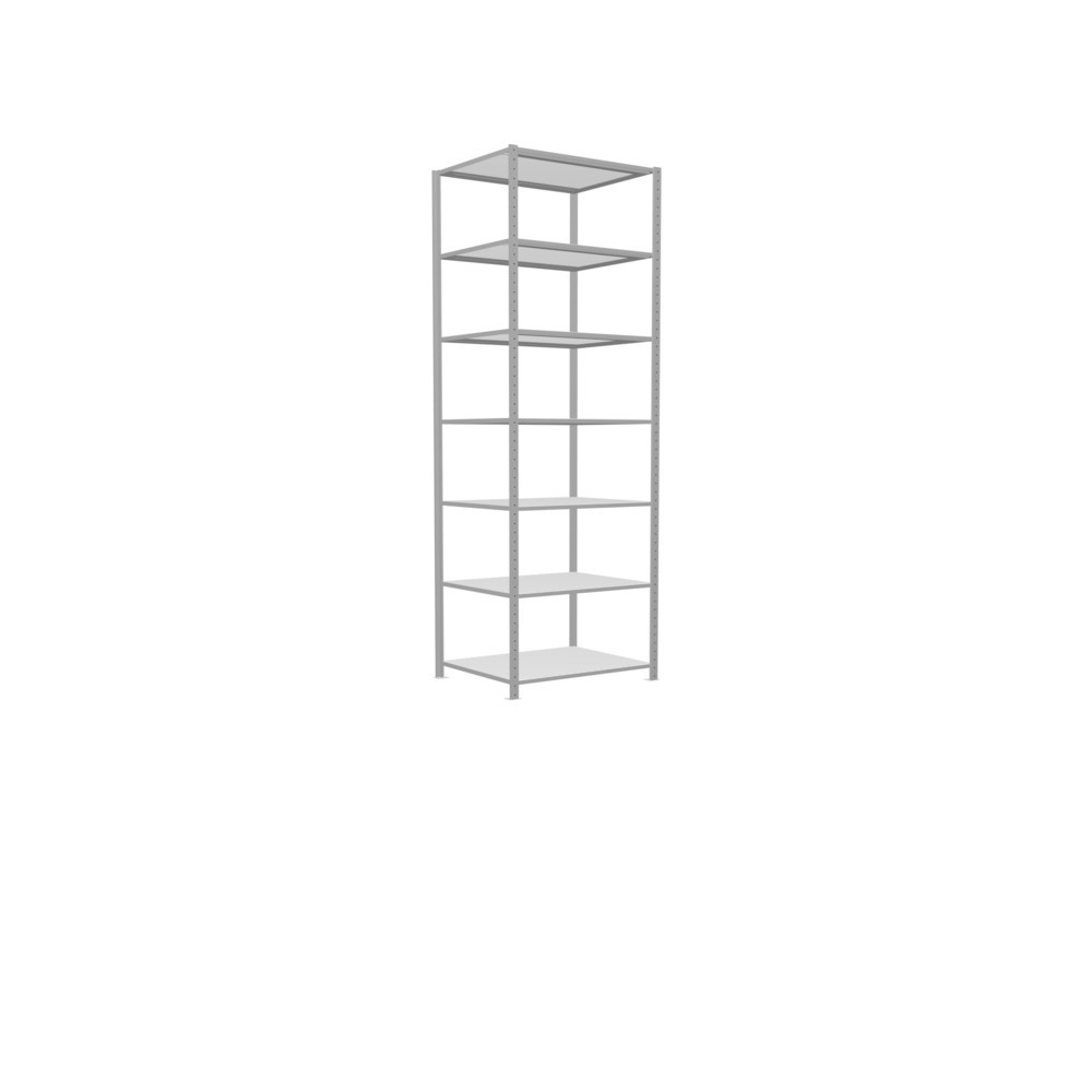 N° de l'image du produit 2 : SCHULTE Rayonnage à tablettes gris clair, charge par tablette 330 kg, HxlxP 3 000 x 1 060 x 836 mm