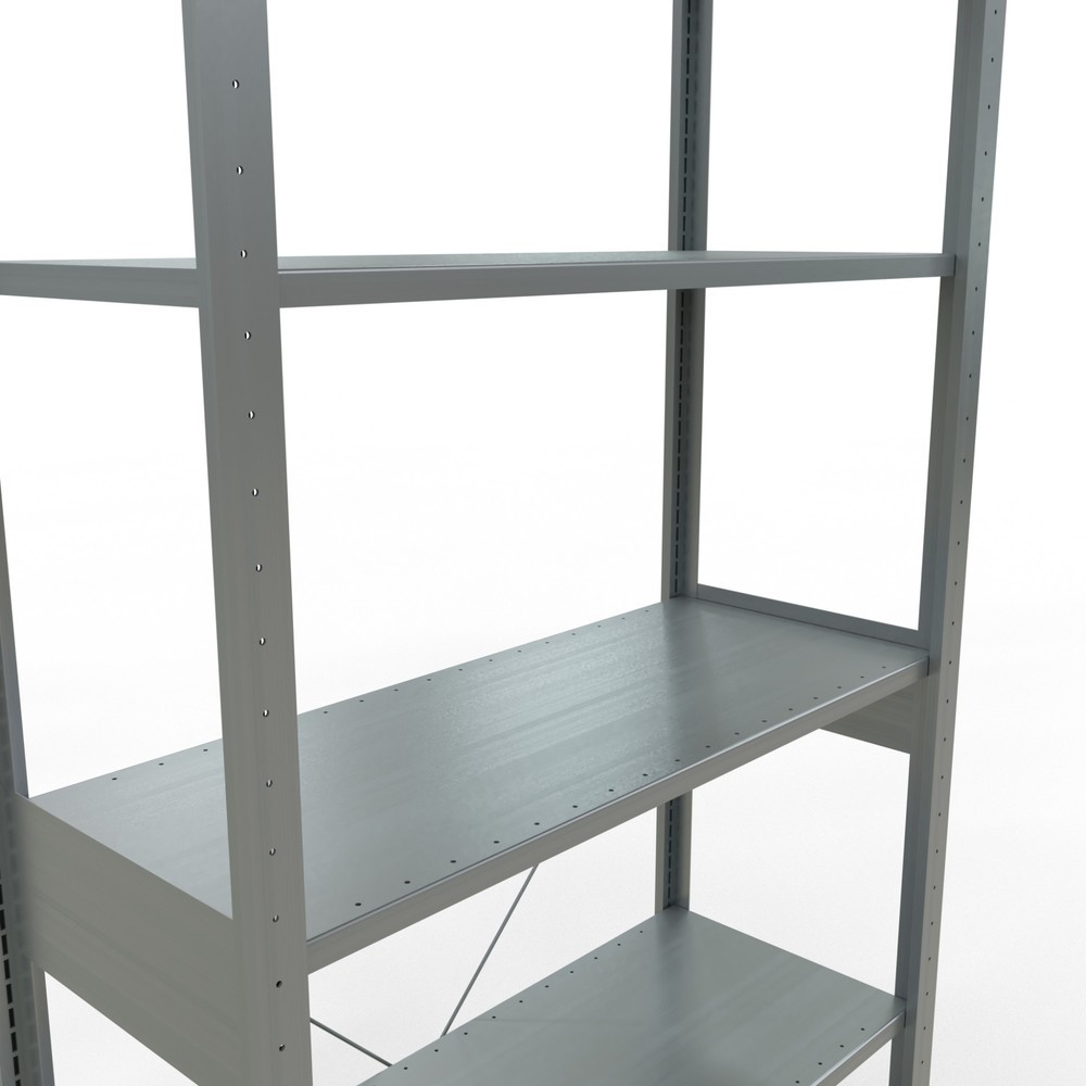 N° de l'image du produit 5 : SCHULTE Rayonnage à tablettes galvanisé, charge par tablette 150 kg, HxlxP 2 500 x 1 060 x 436 mm